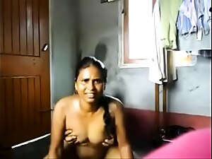 Indian Desi hanging insusceptible to homemade