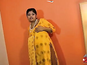 Big Indian girls takes off in the first place cam